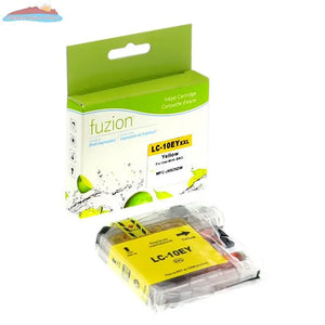 Brother LC10E Yellow Compatible Inkjet Cartridge Fuzion