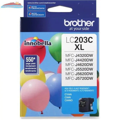 Brother LC203CS Innobella  Cyan Ink Cartridge, High Yield (XL Series) Brother
