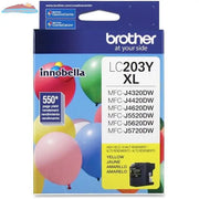 Brother LC203YS Innobella  Yellow Ink Cartridge, High Yield (XL Series) Brother