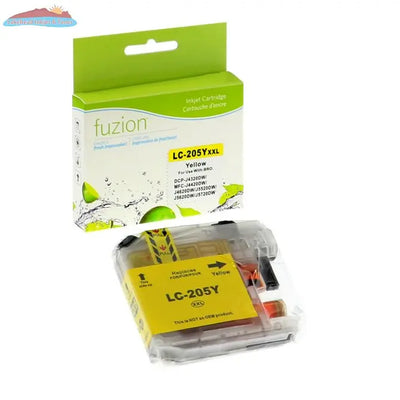 Brother LC205XXL Yellow Compatible Inkjet Cartridge Fuzion
