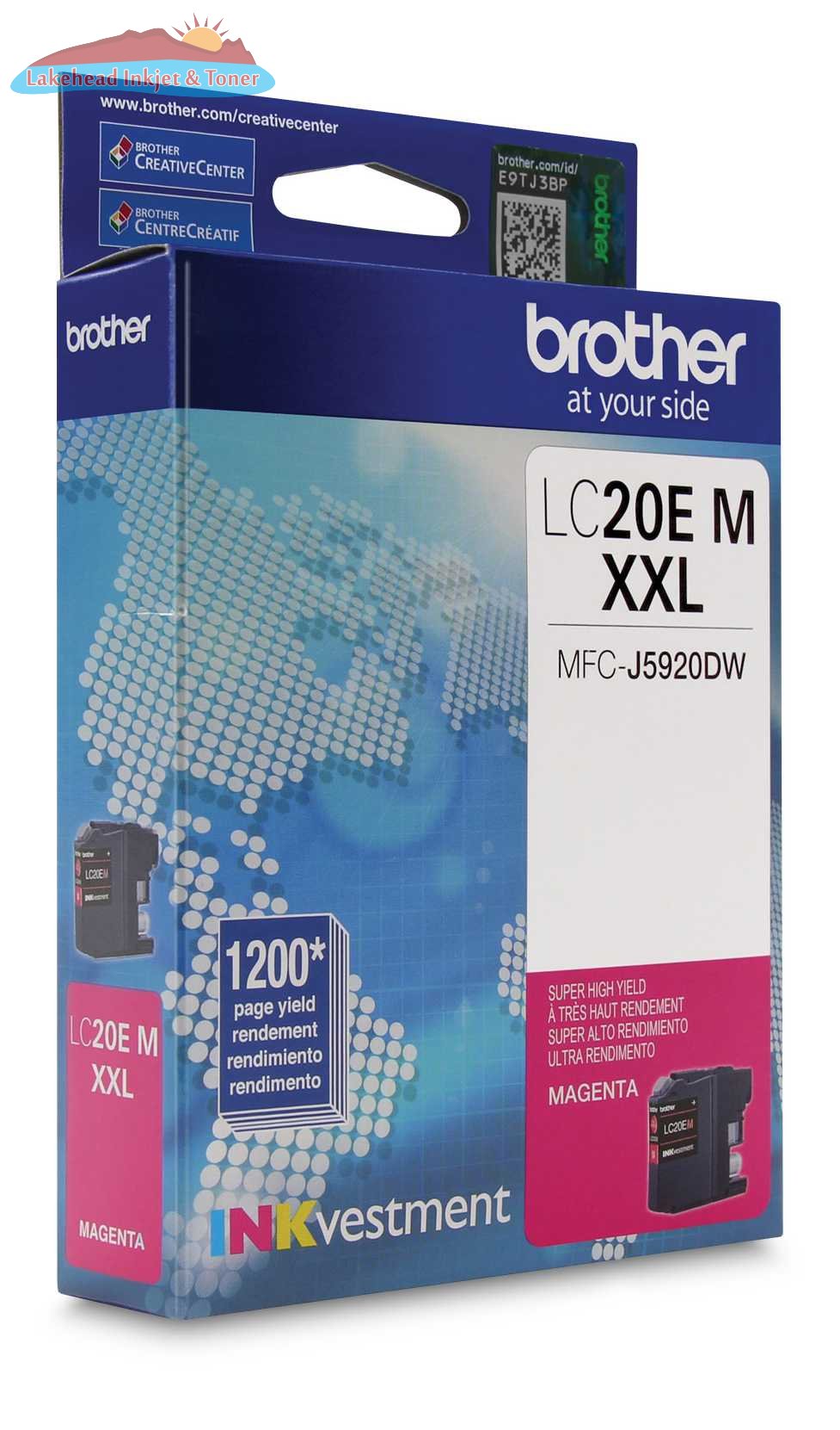 Brother LC20EMS INKvestment Magenta Ink Cartridge, Super High Yield (XXL Series) Brother