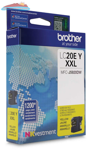 Brother LC20EYS INKvestment Yellow Ink Cartridge, Super High Yield (XXL Series) Brother
