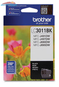 Brother LC3011BKS Black Ink Cartridge, Standard Yield Brother