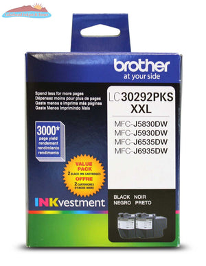 Brother LC30292PKS Innobella  Black Ink Cartridges, Super High Yield Brother