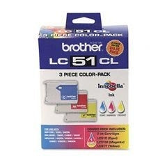Brother LC513PKS 3-Pack of Innobella  Ink Cartridges Colour (1 each of Cyan, Magenta, Yellow), Standard Yield Brother