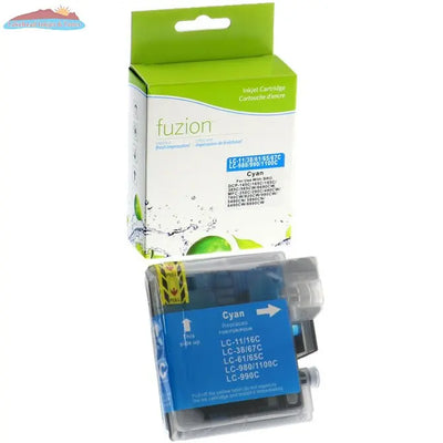 Brother LC61 Cyan Compatible Inkjet Cartridge Fuzion