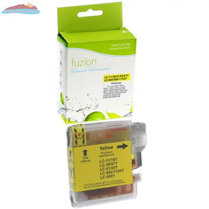 Brother LC61 Yellow Compatible Inkjet Cartridge Fuzion