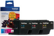 Brother LC713PKS 3-Pack of Innobella  Colour Ink Cartridges (1 each of Cyan, Magenta, Yellow), Standard Yield Brother