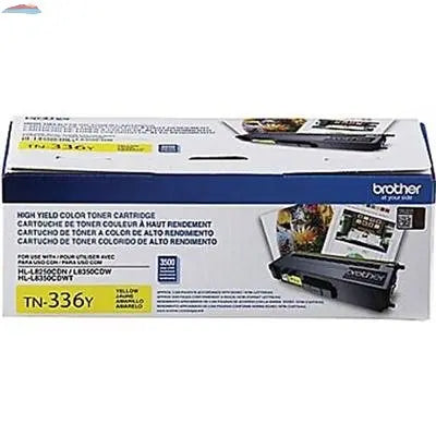 Brother TN-336Y Yellow High Yield Toner Cartridge - OEM Lakehead Inkjet & Toner