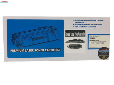 Brother TN-760 Compatible Black Toner Cartridge Lakehead Inkjet & Toner