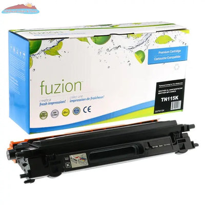 Brother TN115 Black Compatible Toner Cartridge Fuzion