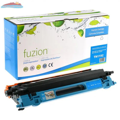 Brother TN115 Cyan Compatible Toner Cartridge Fuzion