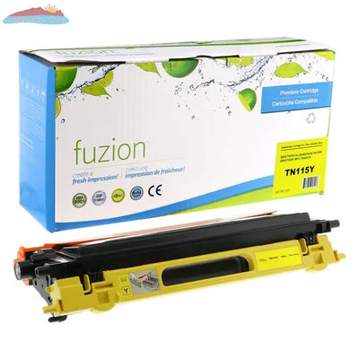 Brother TN115 Yellow Compatible Toner Cartridge Fuzion