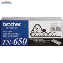 Brother TN650 Black Toner Cartridge, High Yield Brother