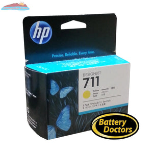 CZ136A HP #711 YELLOW 3PACK 29ML INK CARTRIDGE Hewlett-Packard