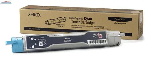 Cyan High Capacity Toner Cartridge Phaser 6350 (DOES NOT WORK ON PHASER 6300) Xerox