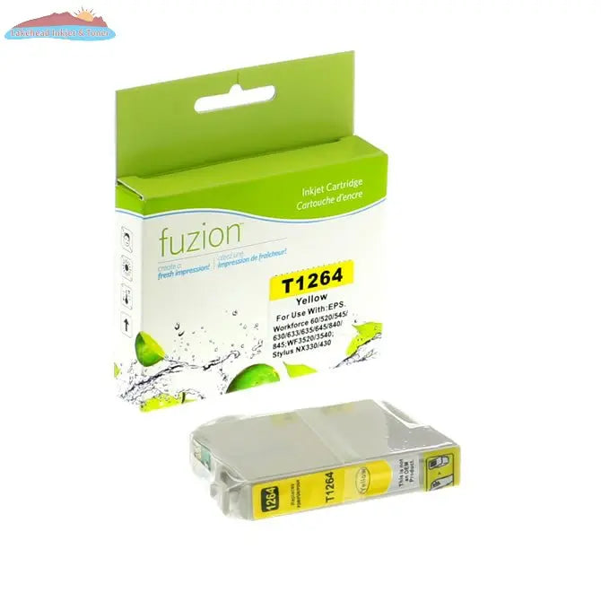 Epson 126 (T126420) Yellow Compatible Inkjet Cartridge Fuzion