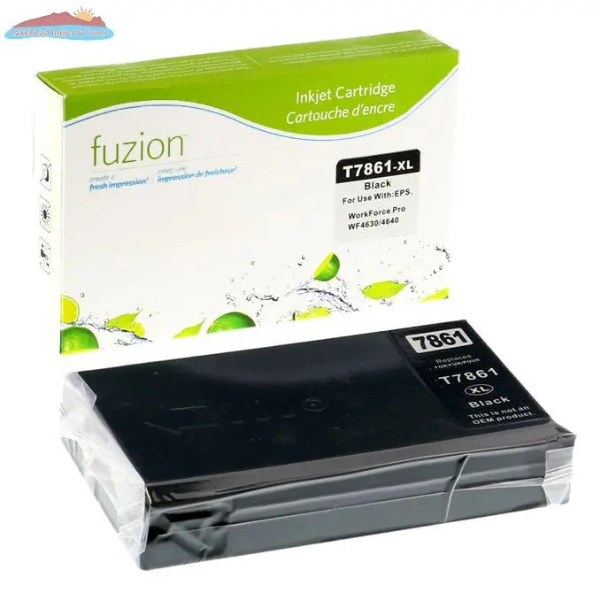 Epson 786XL (T786XL120-S) Black Compatible Inkjet Cartridge Fuzion