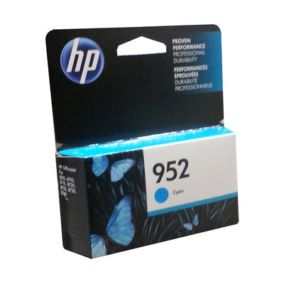 HP 952 Cyan Original Ink Cartridge (L0S49AN) HP Inc.