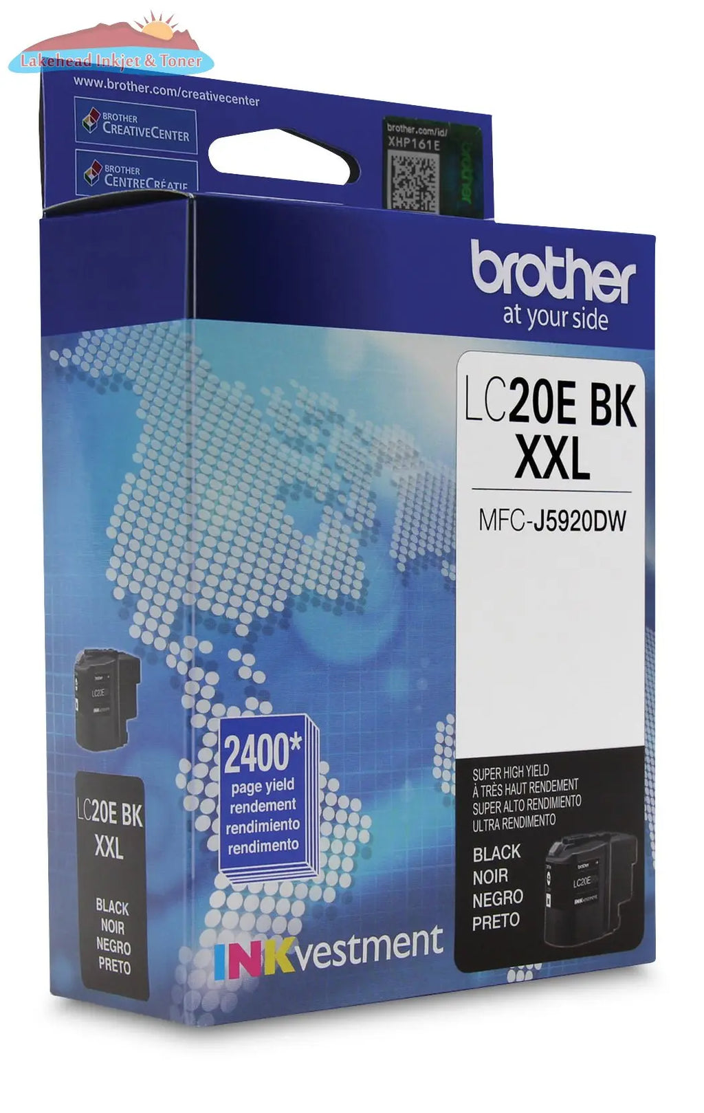 LC20EBKS BLACK INK FOR MFCJ985DW 2.4K Brother