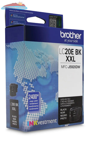 LC20EBKS BLACK INK FOR MFCJ985DW 2.4K Brother