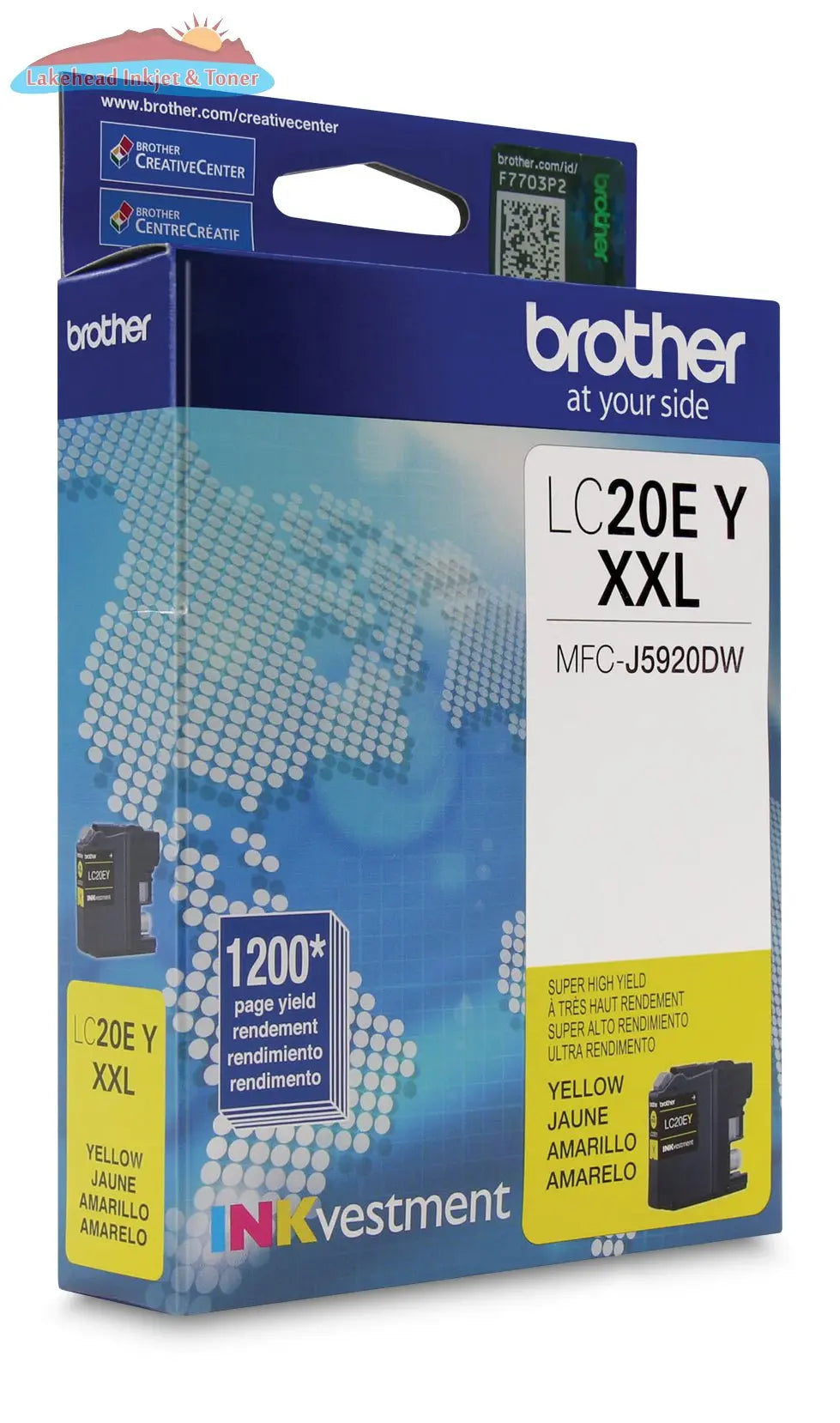 LC20EYS YELLOW INK FOR MFCJ985DW 1.2K Brother