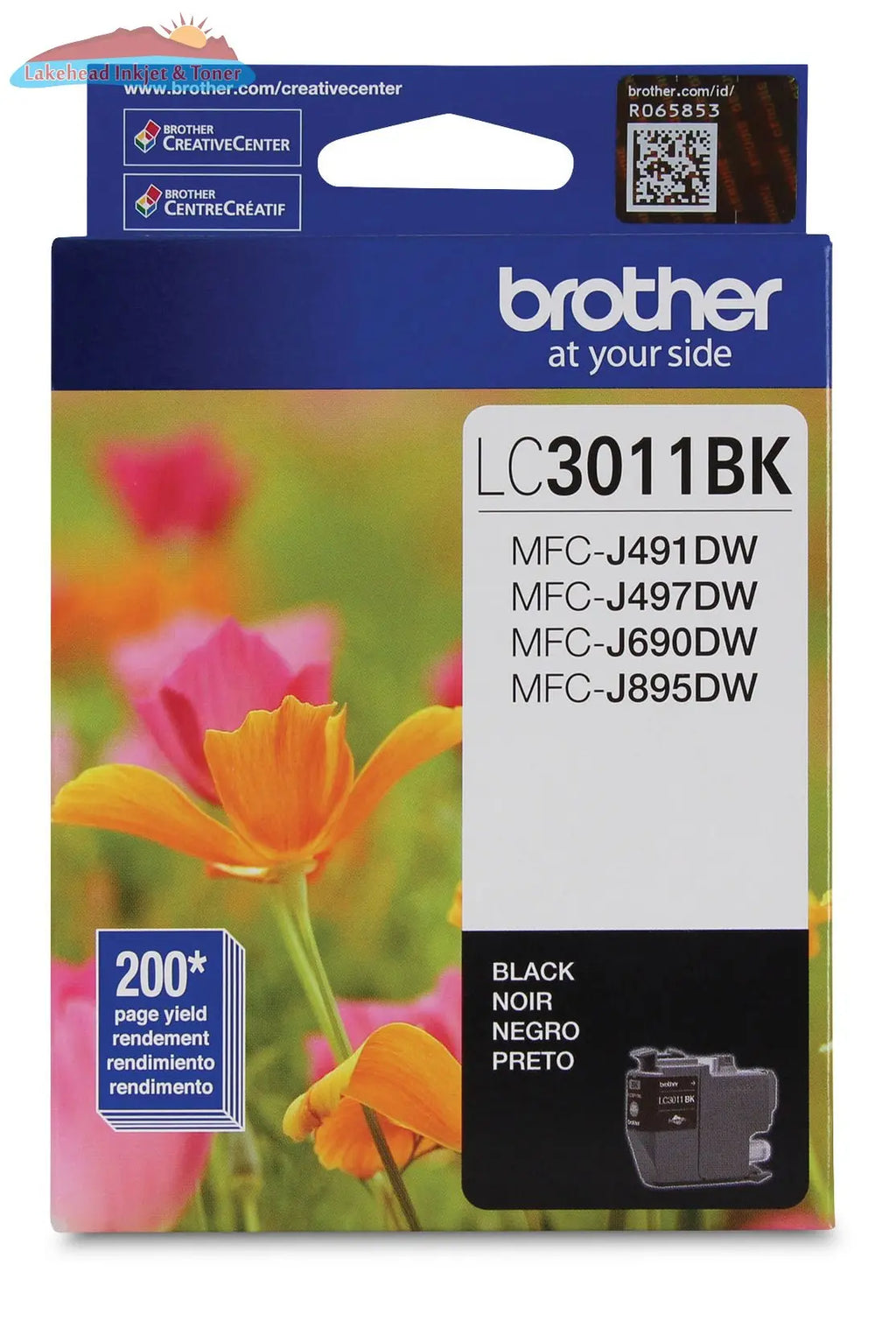 LC3011BKS BLACK INK FOR MFCJ491DW MFC690DW 0.2K Brother