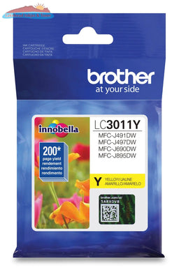 LC3011YS YELLOW INK FOR MFCJ491DW MFC690DW 0.2K Brother