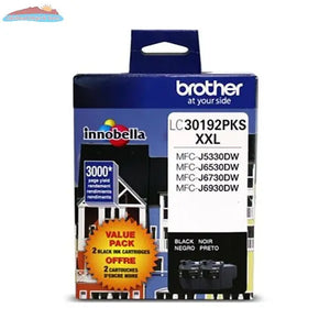 LC30192PKS BLACK 2PK INK FOR MFCJ6530DW MFCJ6930DW Brother