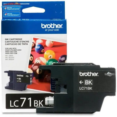 LC71BKS INK CARTRIDGE BLACK FOR MFCJ6710DW/6910DW/265 Brother