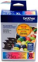 LC753PKS INK CARTRIDGE COLOR PACK FOR MFCJ6510DW MFCJ6710 Brother