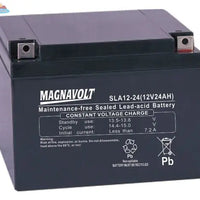 Magnavolt 12V/24AH Sealed Lead Acid Battery Magnacharge