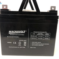 Magnavolt 12V/33AH Sealed Lead Acid Battery Magnacharge