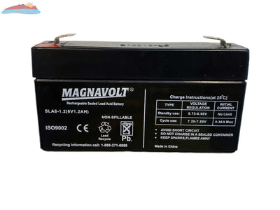 Magnavolt 6V/1.2AH Sealed Lead Acid  Battery Magnacharge
