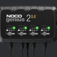 NOCO GENIUS2X4 - 6V/12V 2-Bank, 8-Amp Smart Battery Charger NOCO