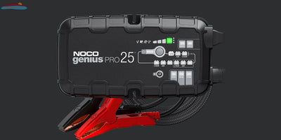 NOCO GENIUSPRO25 - 6V/12V/24V 25-Amp Battery Charger, Battery Maintainer, and Battery Desulfator NOCO