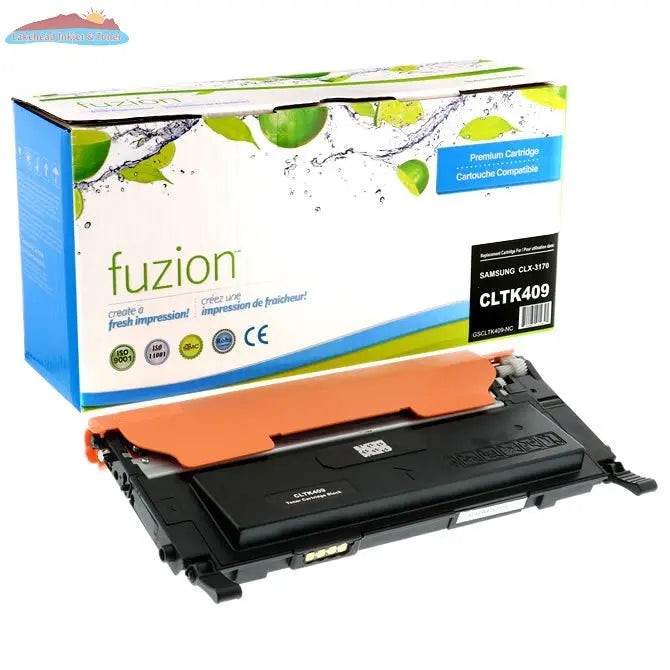 Samsung CLT-K409S Black Remanufactured Toner Cartridge Fuzion