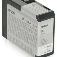 T580700 EPSON ULTRACHROME LIGHT BLACK INK 80ML STYLUS PRO 3 Epson