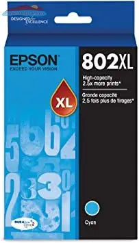 T802XL220-S EPSON T802 HC DB UL CYN INK Epson
