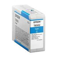 T850200 EPSON ULTRACHROME HD CYAN INK 80ML/SURECOLOR P800 Epson