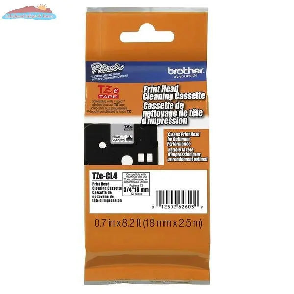 TZCL4 Brother CLEANING TAPES - TZ CLEANING TAPE 18MM (TAPE Brother