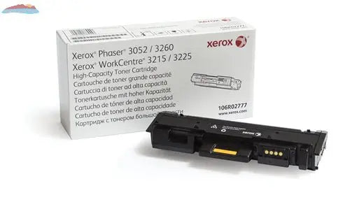 Xerox Genuine Phaser 3260 / WorkCentre 3225 Black High Capacity Toner Cartridge - 106R02777 Xerox