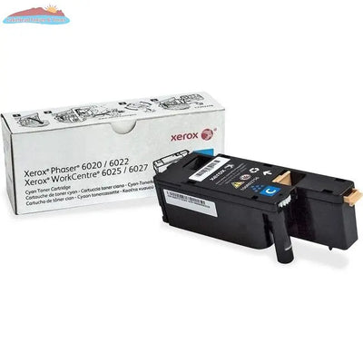 Xerox Genuine Phaser 6020 / 6022 / WorkCentre 6025 / 6027 Cyan Standard Capacity Toner Cartridge - 106R02756 Xerox